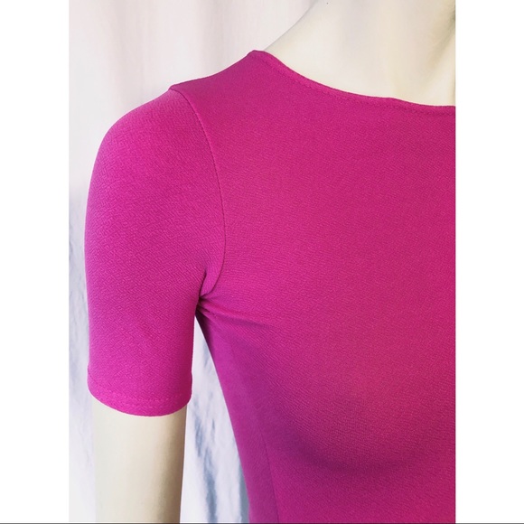 Nasty Gal Size 0 Pink Slit Down Bodycon Dress NWT - Picture 4 of 8